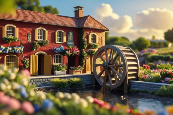 O Gauge Majestic Flower Mill