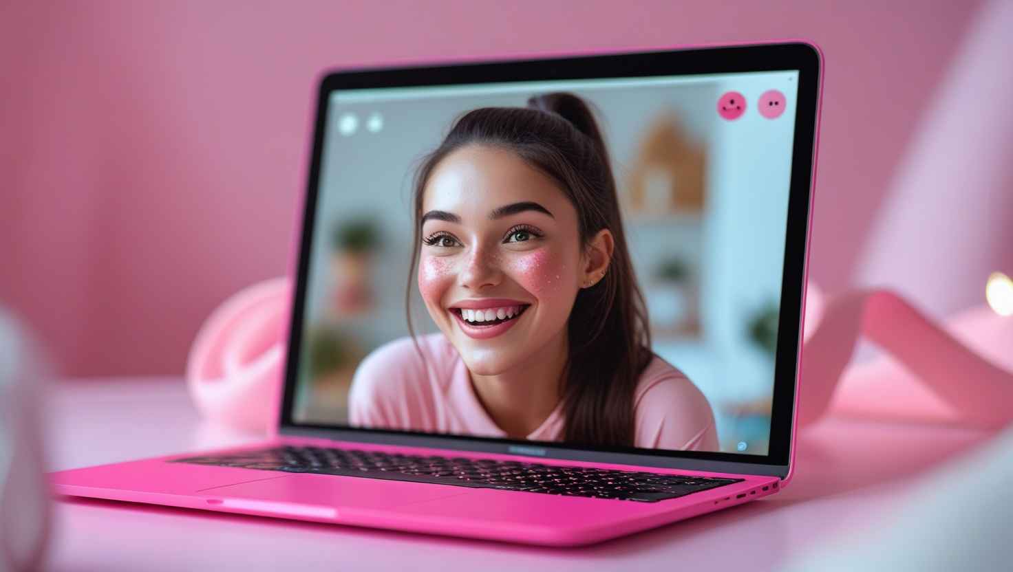 Pink Video Chat